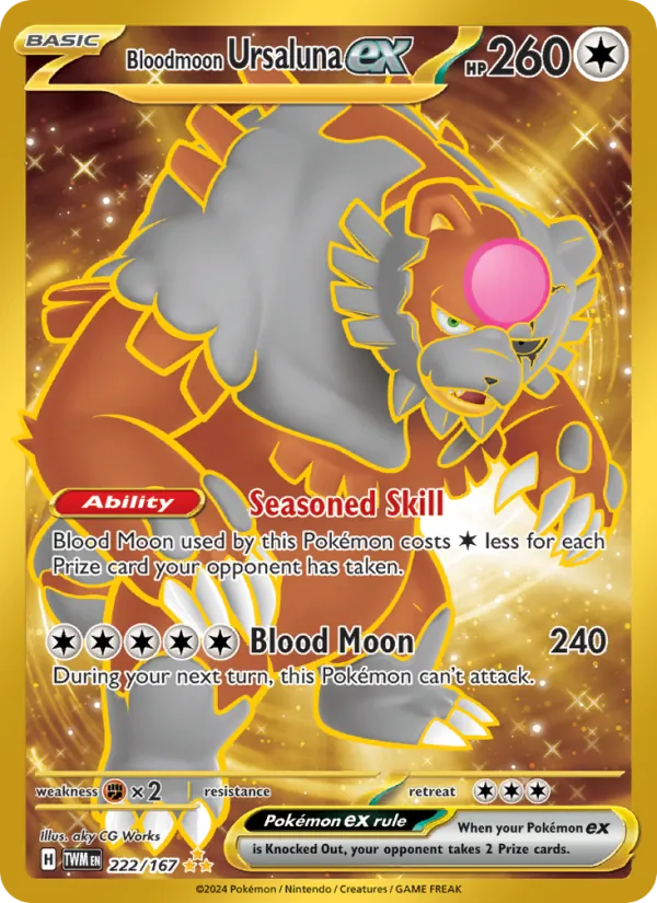 Bloodmoon Ursaluna ex, Twilight Masquerade No. 222