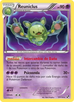 Reuniclus, Negro y Blanco Nº 57 Normal