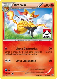 Braixen, Destinos Enfrentados No. 12 Normal