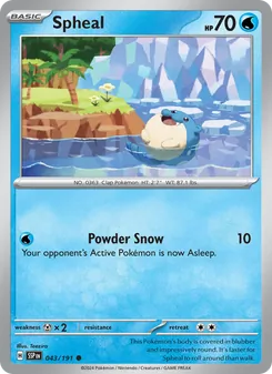 Spheal, Surging Sparks No. 043