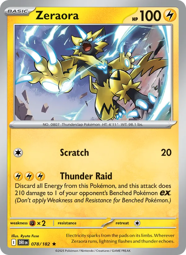 Zeraora, Destined Rivals No. 078