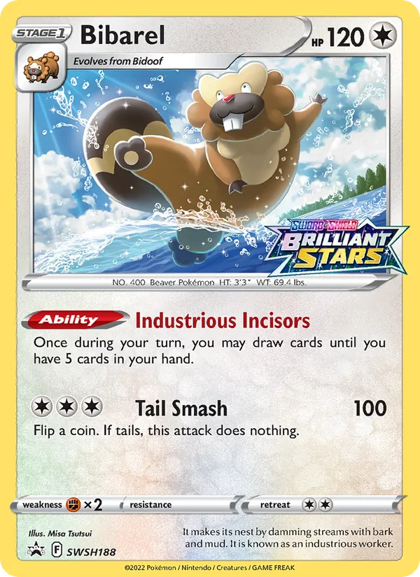 Bibarel, SWSH Black Star Promos No. SWSH188