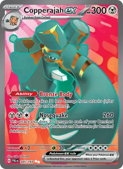 Copperajah ex, Paldea Evolved No. 245 Holo