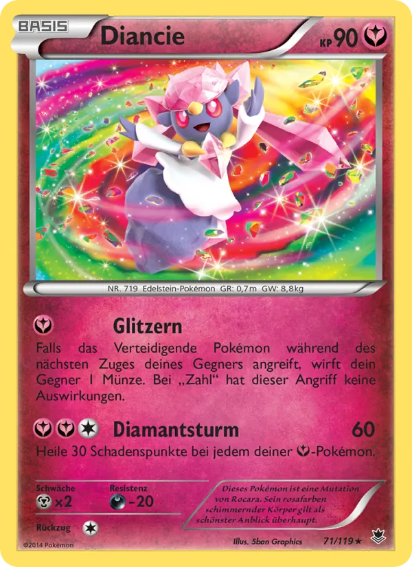 Diancie, Phantomkräfte No. 71