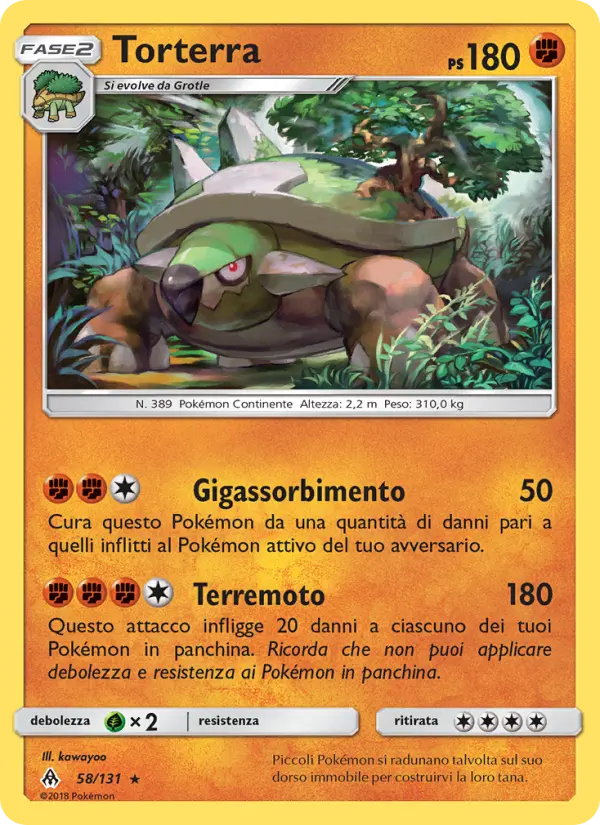 Torterra, Apocalisse Di Luce No. 58