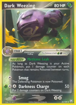 Dark Weezing, Team Rocket Returns No. 42 Normal