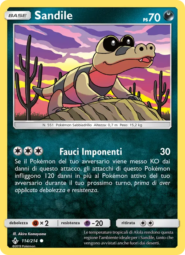 Sandile, Legami Inossidabili Nº 114