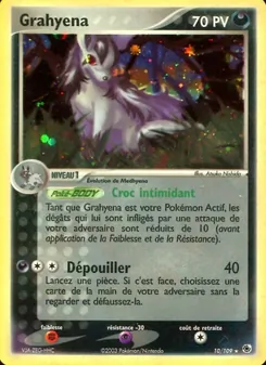 Grahyena, EX Rubis & Saphir Nº 10 Reverse