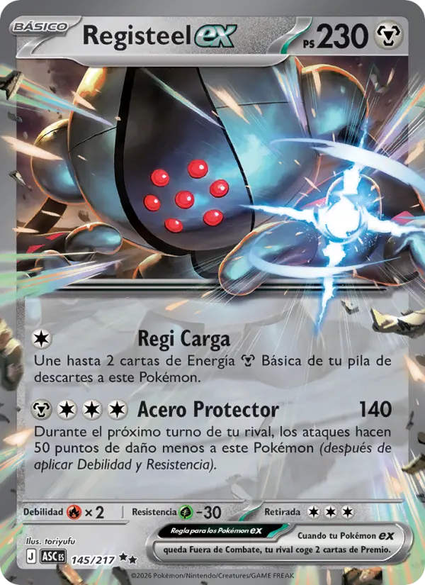 Registeel ex, Héroes Ascendentes No. 145