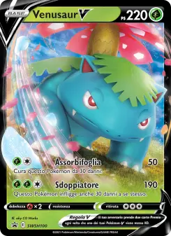 Venusaur V, SPSC Promo No. SWSH100 Holo