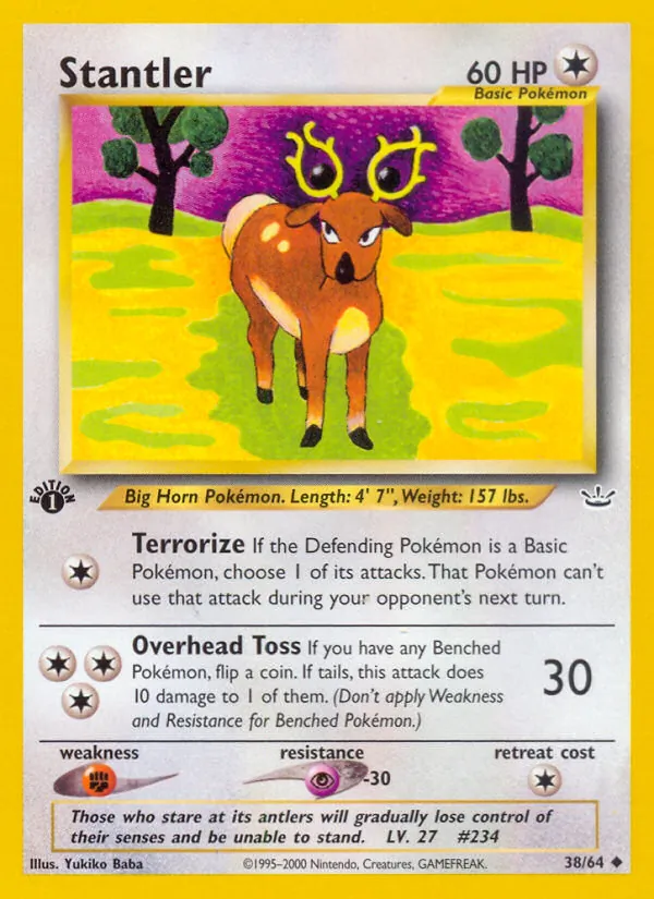 Stantler, Neo Revelation No. 38