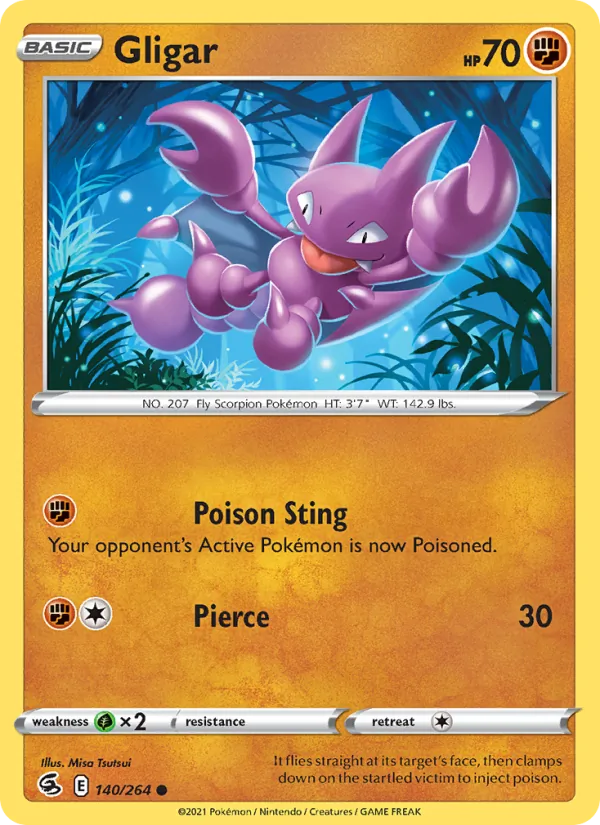 Gligar, Fusion Strike No. 140