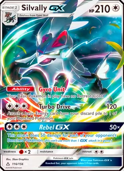 Silvally GX, Ultra Prism Nº 116 Normal