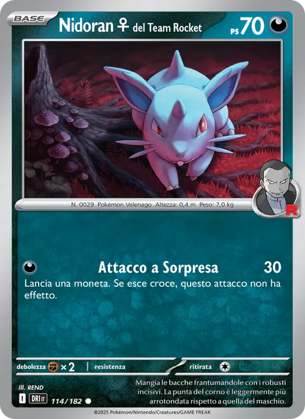 Nidoran♀ del Team Rocket, Rivali Predestinati Nº 114