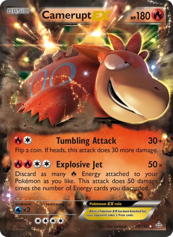 Camerupt EX, Primal Clash Nº 29