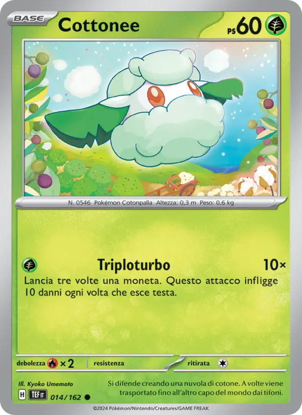 Cottonee, Cronoforze No. 014