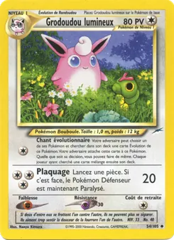 Grodoudou lumineux, Neo Destiny Nº 54 Normal