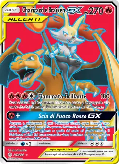 Charizard e Braixen GX, Eclissi Cosmica No. 212 Normal