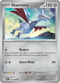 Skarmory, Rivales Predestinados Nº 141 Normal