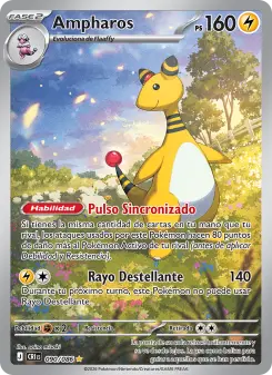 Ampharos, Caos Creciente No. 090 Holo