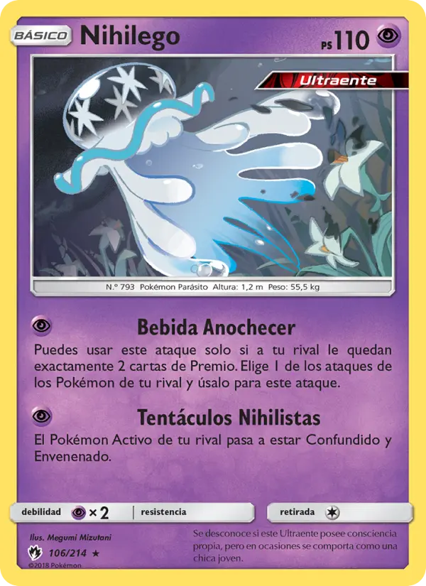 Nihilego, Truenos Perdidos No. 106