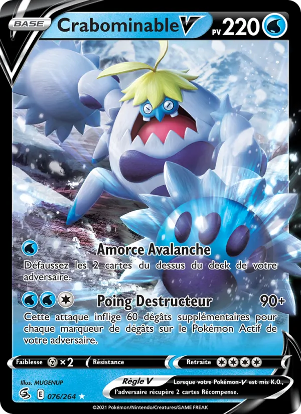 Crabominable V, Poing de Fusion No. 76