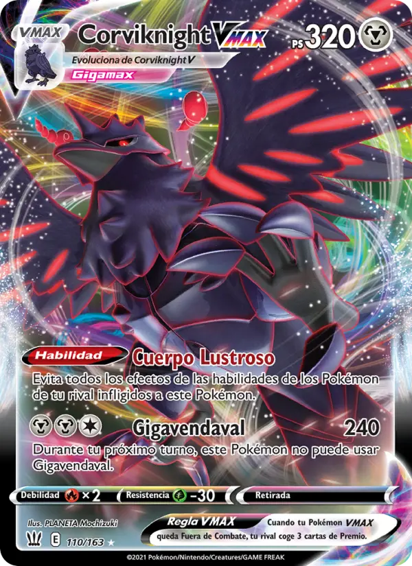 Corviknight VMAX, Estilos de Combate No. 110
