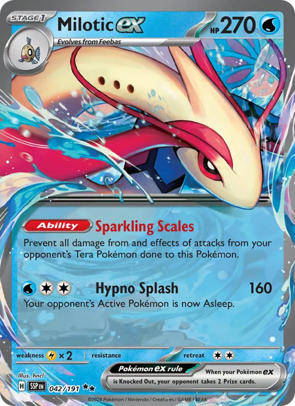 Milotic ex, Surging Sparks No. 042