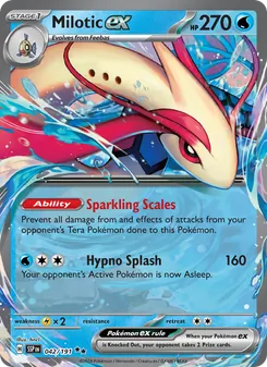 Milotic ex, Surging Sparks No. 042