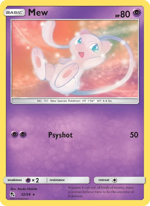 Mew, Hidden Fates No. 32