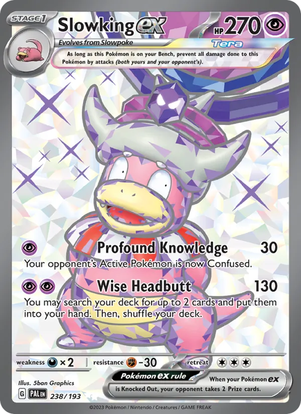 Slowking ex, Paldea Evolved Nº 238