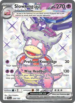 Slowking ex, Paldea Evolved Nº 238 Holo