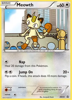 Meowth, BW Black Star Promos No. BW35 Normal