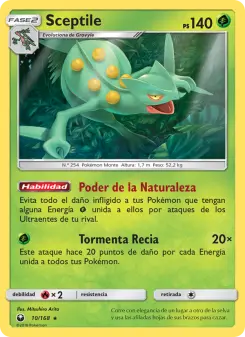 Sceptile, Tormenta Celestial No. 10 Normal