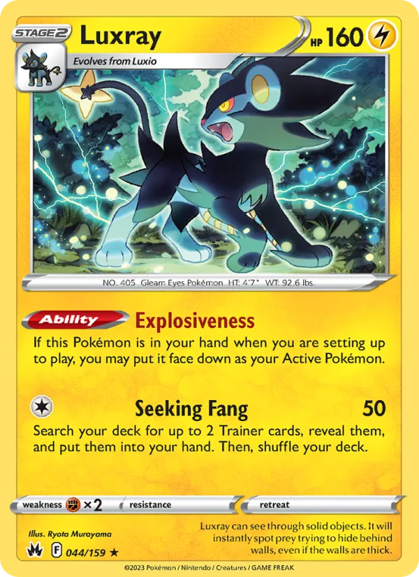 Luxray, Crown Zenith No. 044