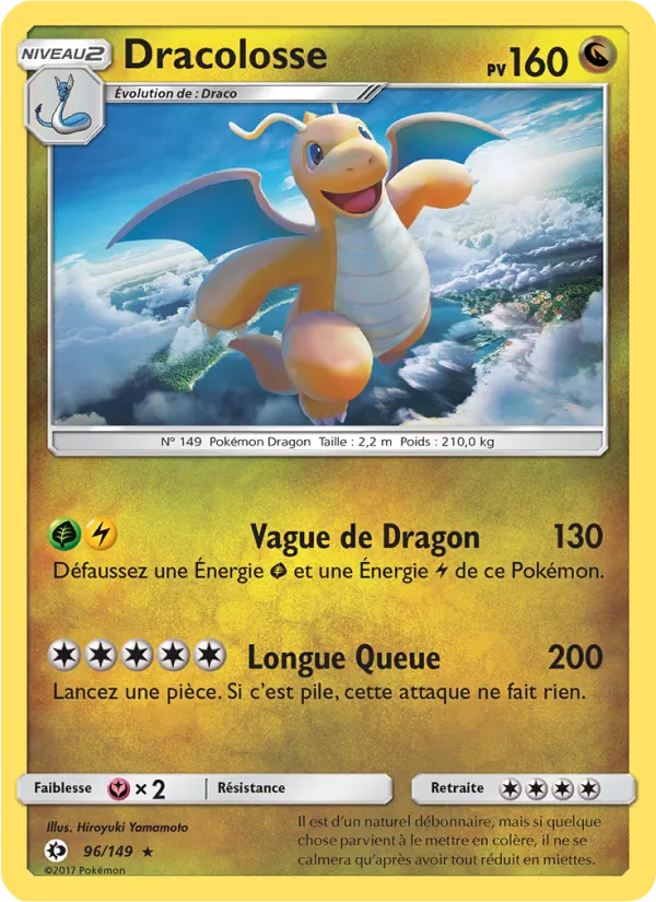 Dracolosse, Soleil et Lune No. 96