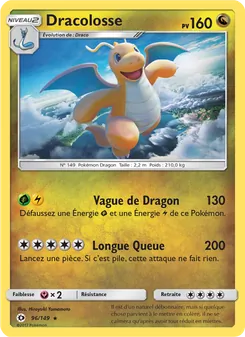 Dracolosse, Soleil et Lune No. 96 Normal