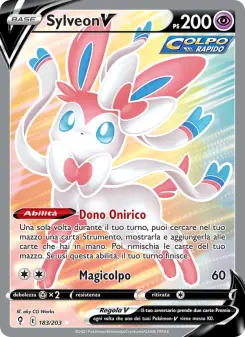 Sylveon V, Evoluzioni Eteree No. 183 Holo