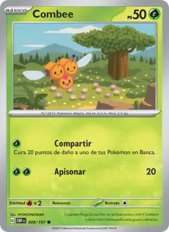 Combee, Llamas Obsidianas No. 008 Normal