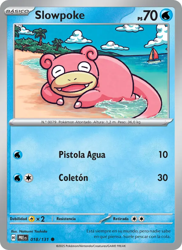 Slowpoke, Evoluciones Prismáticas Nº 018