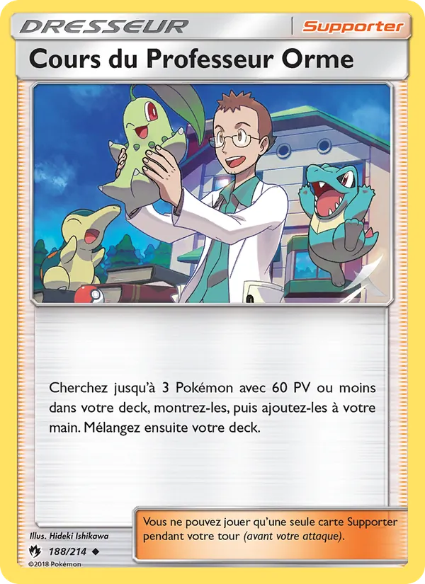 Cours du Professeur Orme, Tonnerre Perdu Nº 188