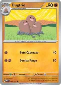 Dugtrio, 151 Nº 051 Normal