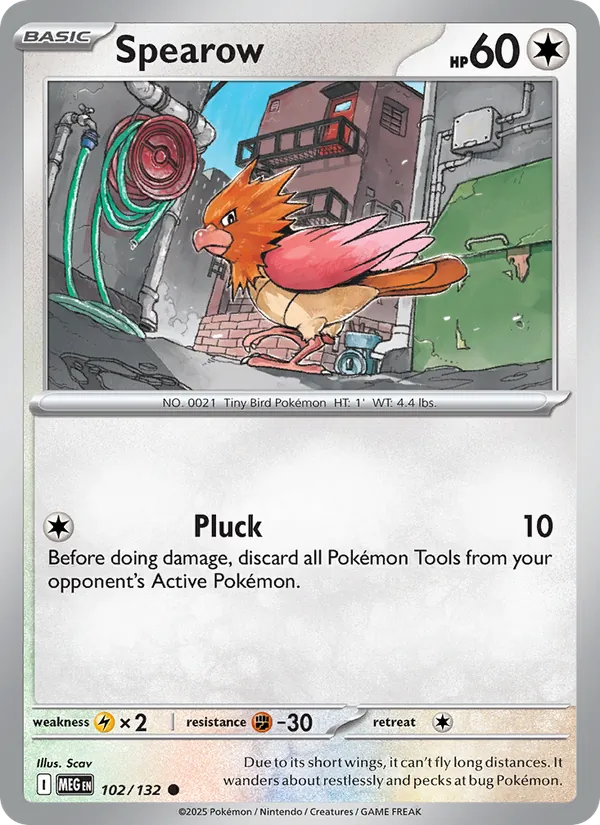 Spearow, Mega Evolution No. 102