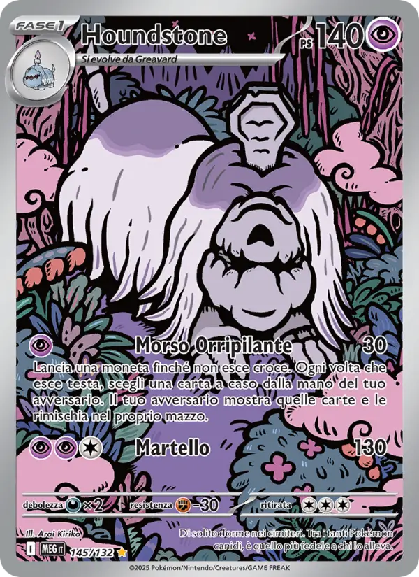 Houndstone, Megaevoluzione Nº 145