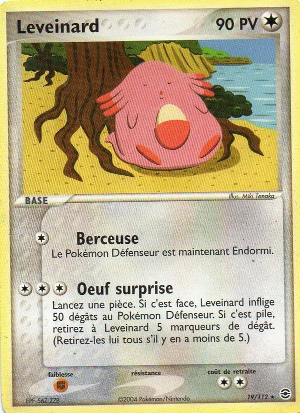 Leveinard, EX Rouge Feu & Vert Feuille No. 19