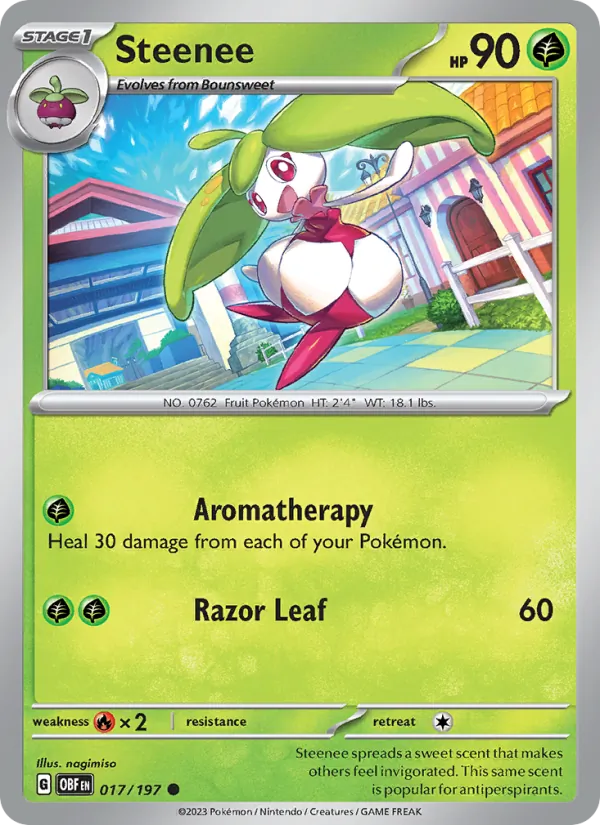 Steenee, Obsidian Flames Nº 017