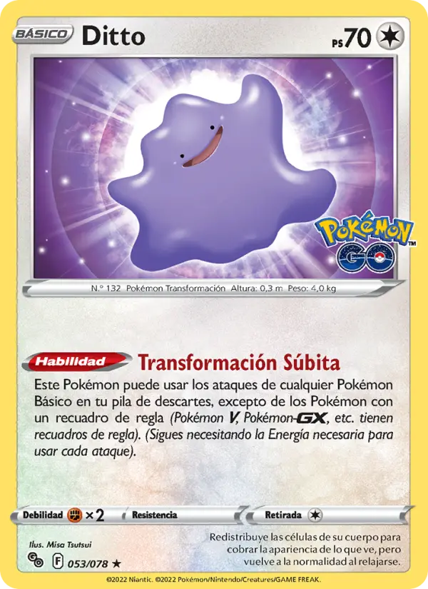 Ditto, Pokémon GO No. 053