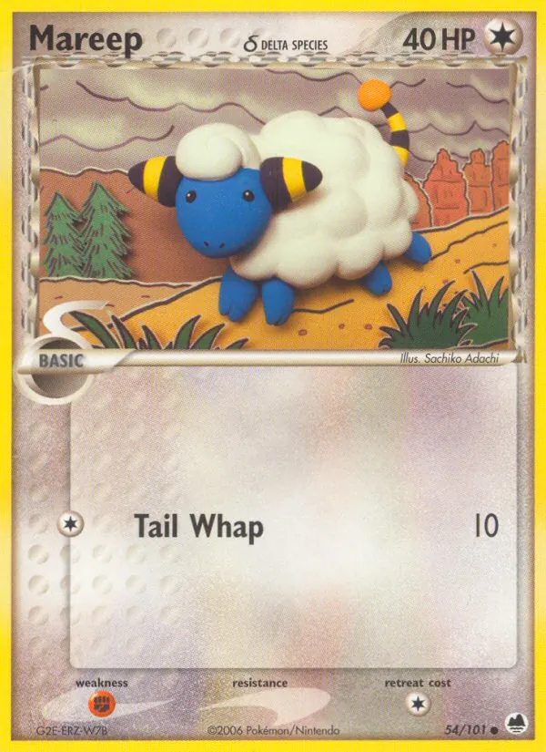 Mareep δ, Dragon Frontiers No. 54
