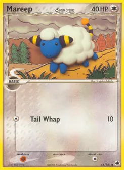 Mareep δ, Dragon Frontiers No. 54 Normal
