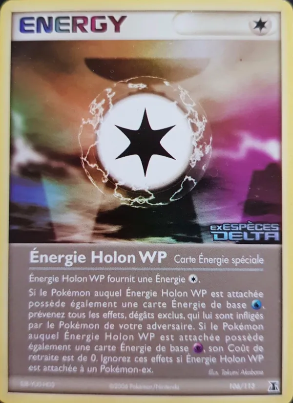 Énergie Holon WP, EX Espèces Delta No. 106